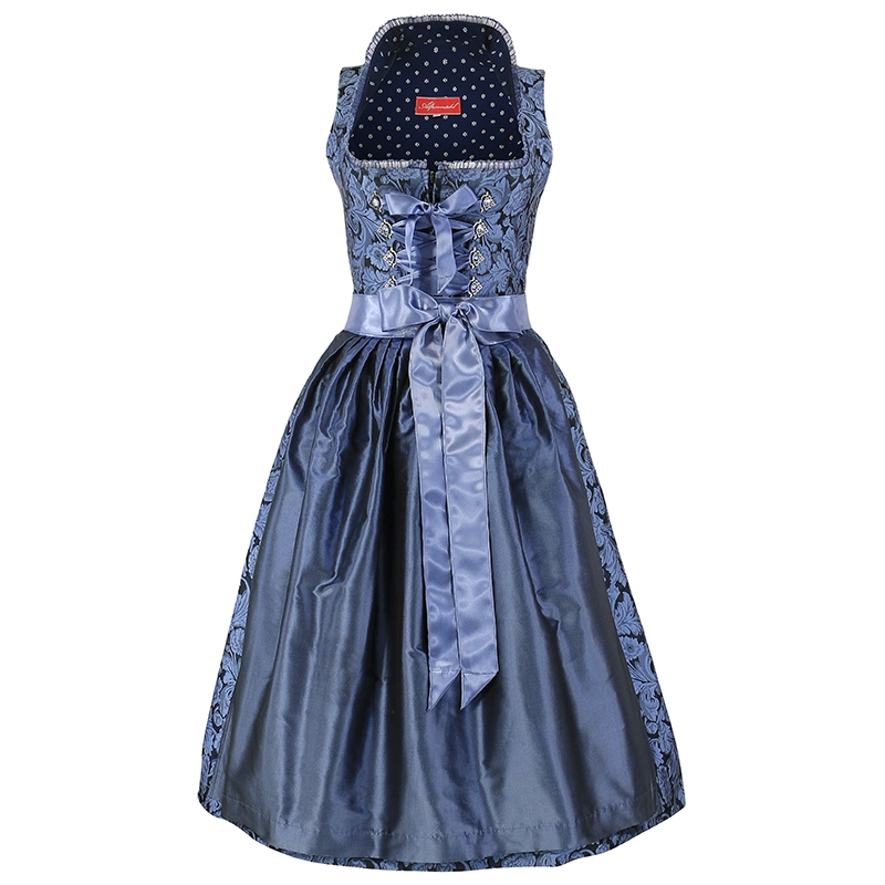 Dirndl_Stehkragen_rauchblau_rauchblau Kopie